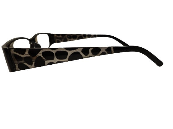 Readers Black Giraffe Print w/Case NWT SKU 300-9