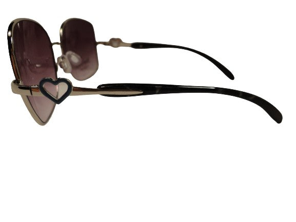 Juicy Couture Sunglasses Silver Black & Blue Frames NWT SKU 400-74