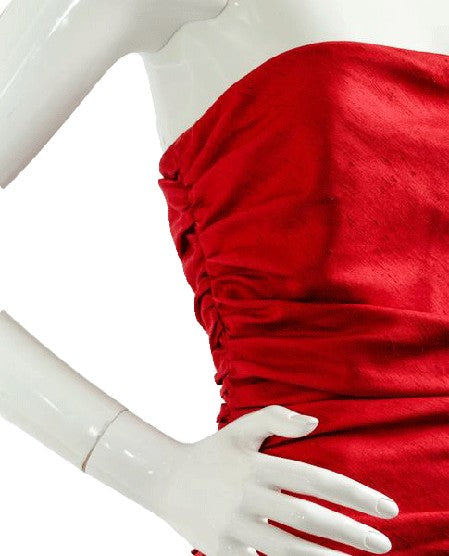 Load image into Gallery viewer, A.B.S. Evening by Allen Schwartz 80&amp;#39;s Dress Red Size 6 SKU 000087
