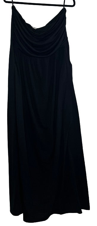 Grace Karen Tube Top Maxi Dress Black Sz 2XL LSSKU 605-149