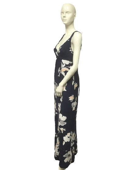 Abercrombie & Fitch Navy Blue Floral Dress Small SKU 000062