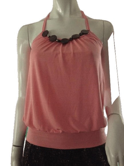 Load image into Gallery viewer, 60&amp;#39;s Top Peach Size Small (SKU 000209)
