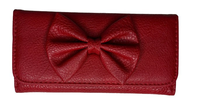 Wallet w Bow Red SKU 000422