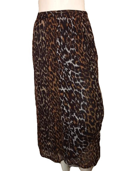 Load image into Gallery viewer, 2 of Us 70&amp;#39;s Animal Print Skirt Size M SKU 000144
