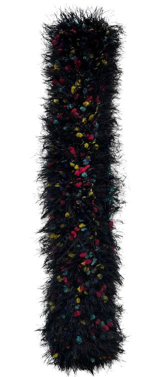 Scarf Crochet/ Knit Black, Multi SKU 000436