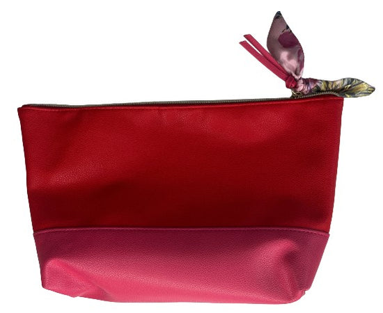 Trina Turk Makeup Bag Red &  Pink SKU 000434