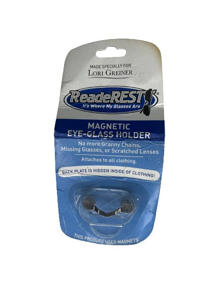 ReadeRest Magnetic Eye-Glass Holder Silver SKU 000435