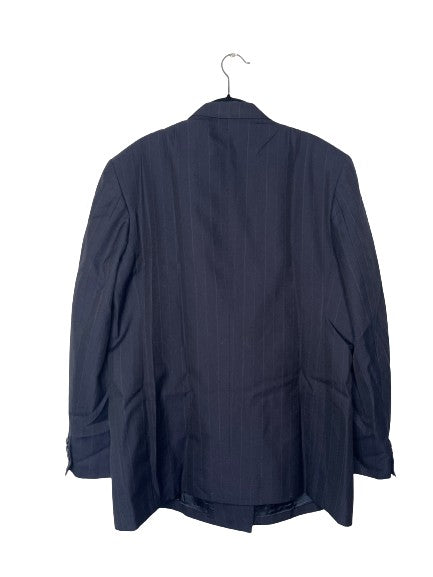 Balmain MEN'S Jacket Pin Striped Navy Size XXL SKU 000441