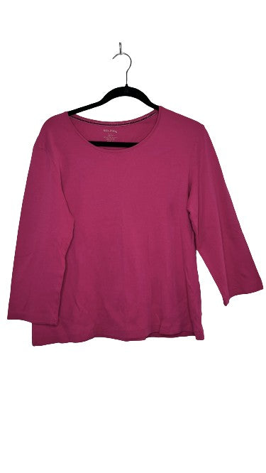 SOLD White Stag Long Sleeve Top Hot Pink Sz L LSSKU 603-88