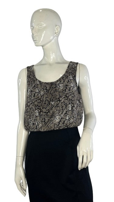 Banana Republic Dress Black, Reptile Pattern Size 6 SKU 000399-27 Designers On A Dime Banana Republic Dress Black, Reptile Pattern Size 6 SKU 000399-27 Designers On A Dime