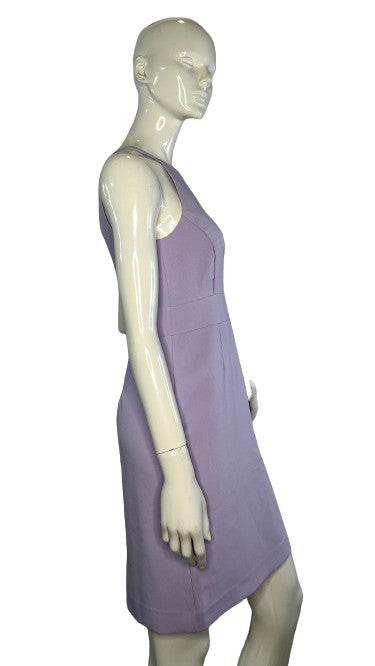 banana republic purple dress Banana Republic Dress Sleeveless High-Neck Lavender Size 2P SKU 000063 – Designers On A Dime