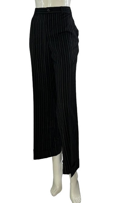 Banana Republic Pants Pin Stripe Dark Brown Size 2 SKU 000120-2
