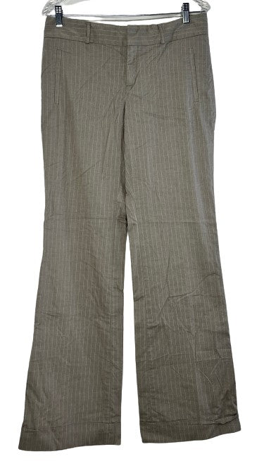 Banana Republic Pants Pin Stripe Tan, White Size 8 SKU 000265-1