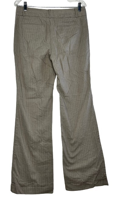 Banana Republic Pants Pin Stripe Tan, White Size 8 SKU 000265-1