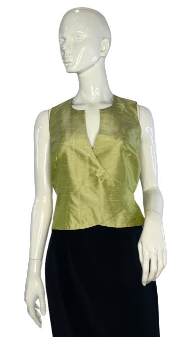 Ann Taylor Wrap-Top Sleeveless Lime Size 2 SKU 000187-1