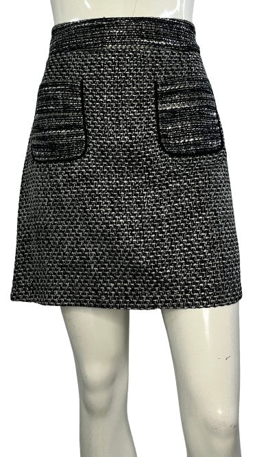 Anne Klein Skirt Black, Gray, White Size 8 SKU 000193-3