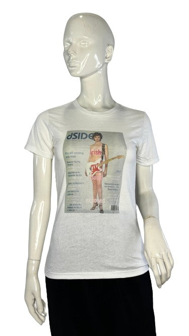 Next Level Top Magazine Cover Short Sleeve White Sz S SKU 0002111-3