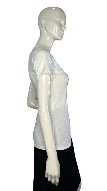 Next Level Top Magazine Cover Short Sleeve White Sz S SKU 0002111-3