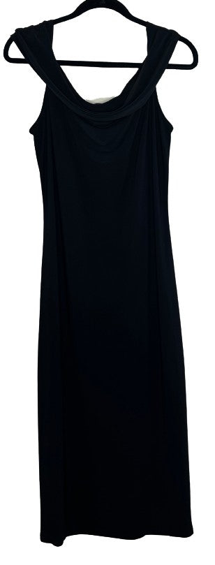 Symphony Off-The-Shoulder Midi Dress Black Sz M LSSKU 605-146