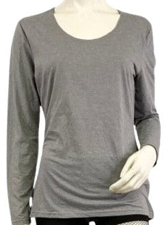 32 Heat Top Gray Long Sleeve  U Neck  Size XL  SKU 000354-07