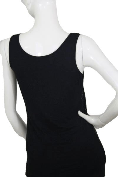 a.n.a. Tank Top 89 Black Sequin Size S SKU 000173