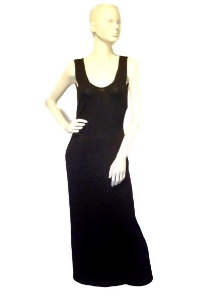St John Black Dress Size 4 (SKU 000193-6)