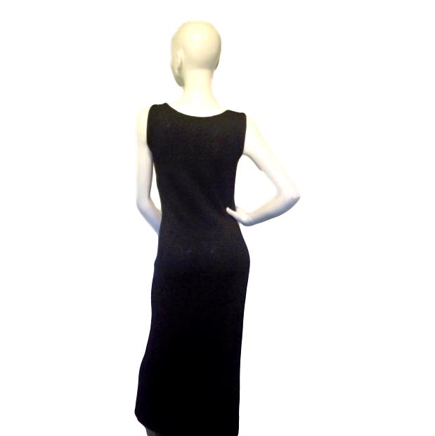 Load image into Gallery viewer, St John Black Dress Size 4 (SKU 000193-6)

