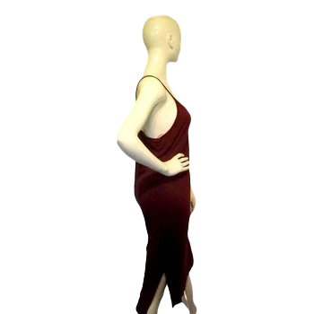 Load image into Gallery viewer, Wet Seal 80&amp;#39;s Sundress Maroon Size XL SKU 000193-2
