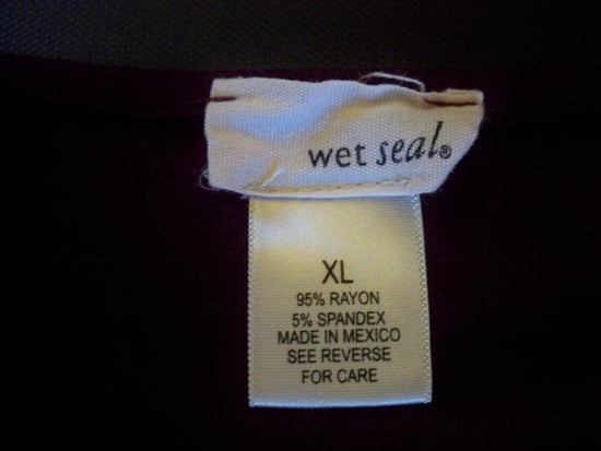 Wet Seal 80's Sundress Maroon Size XL SKU 000193-2