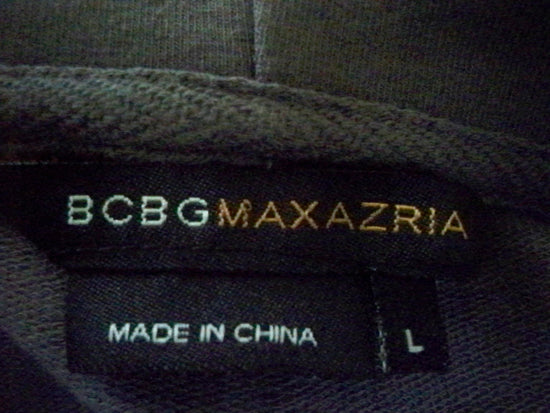 BCBG MAXAZRIA 80's Grey Jacket Size L SKU 000193-13