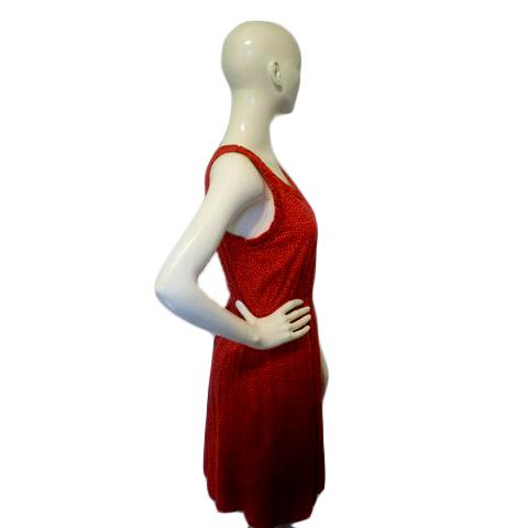 Ann Taylor Loft Red and Orange Dress Size M SKU 000233-8