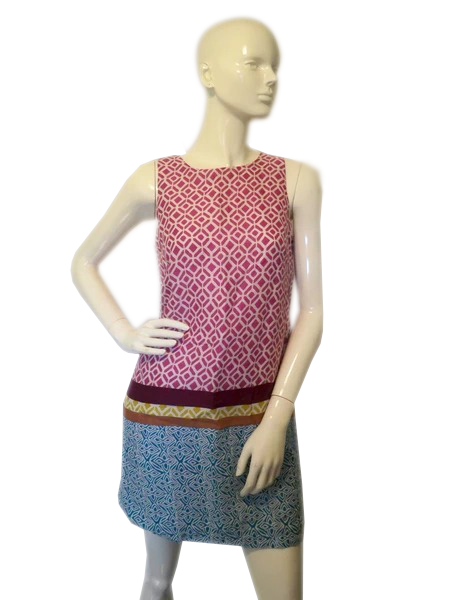 Load image into Gallery viewer, Ann Taylor Loft Multi Color Dress Size 6 SKU 000233-7
