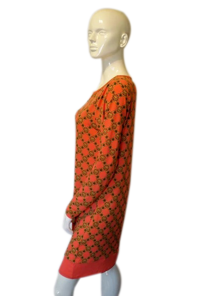 Michael Kors 90's Orange Dress Size L SKU 000233-6