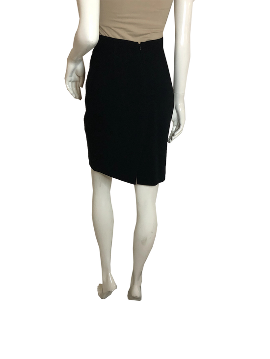 Ann Taylor Petites Skirt Black Size 4P SKU 000094