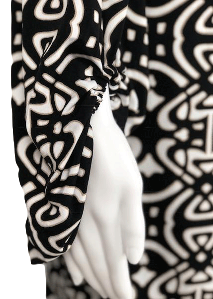 Load image into Gallery viewer, Laundry by Shelli Segal Black and White Shift Dress Size 6 SKU 001003-4
