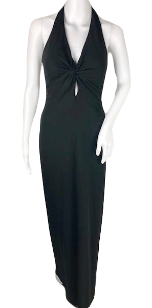 Load image into Gallery viewer, Laundry by Shelli Segal Long Black Dress Size 2 SKU 001003-6

