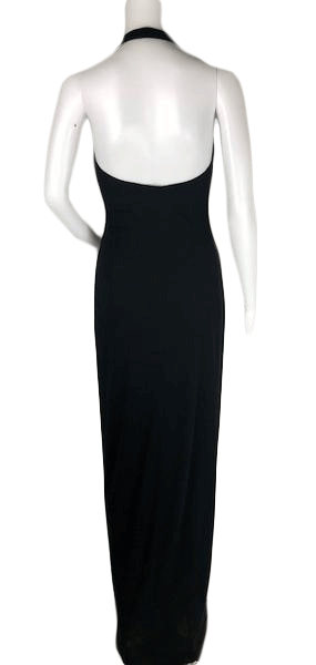 Load image into Gallery viewer, Laundry by Shelli Segal Long Black Dress Size 2 SKU 001003-6
