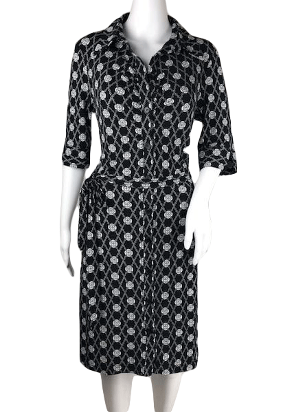 Load image into Gallery viewer, Laundry by Design Black and White Dress Size 10 SKU 001003-9
