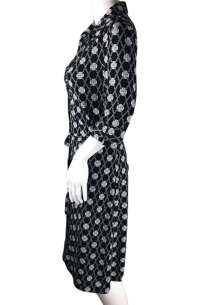 Load image into Gallery viewer, Laundry by Design Black and White Dress Size 10 SKU 001003-9
