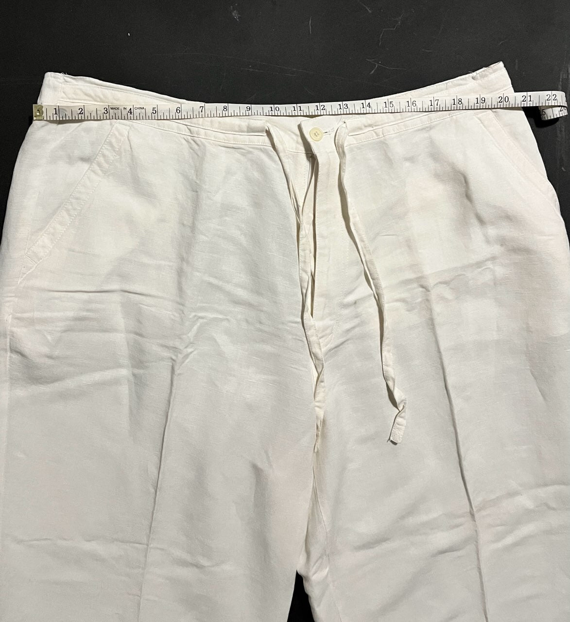 Axis-LA 60's Men's White Rayon Style Pants SKU 000161 – Designers On A Dime