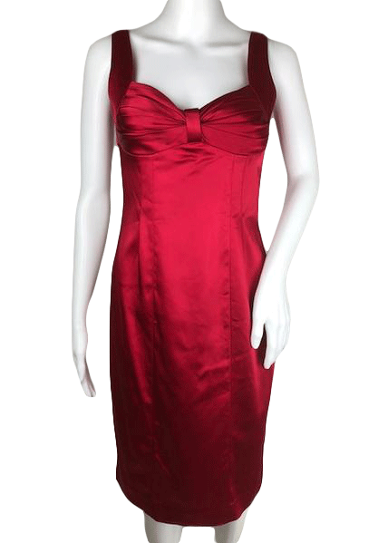 Calvin Klein Red Cocktail Dress Size 4 SKU 001004-2 Designers On A Dime Calvin Klein Red Cocktail Dress Size 4 SKU 001004-2 Designers On A Dime