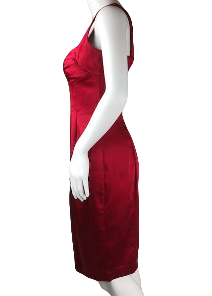 Calvin Klein Red Cocktail Dress Size 4 SKU 001004-2 Designers On A Dime Calvin Klein Red Cocktail Dress Size 4 SKU 001004-2 Designers On A Dime