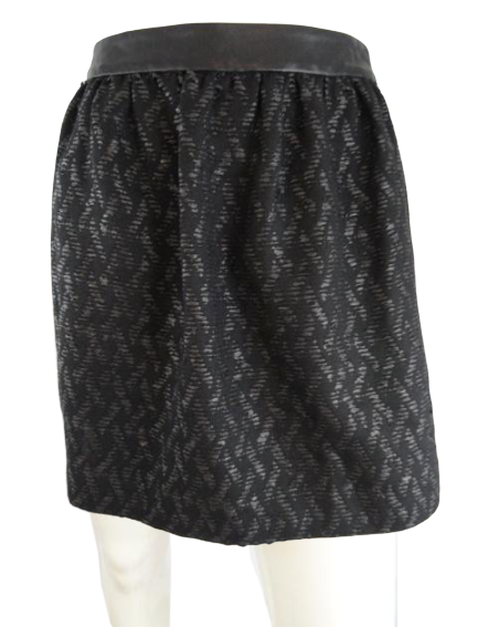 Alice & Olivia 90's Skirt Black Size 2 (SKU 000271-14)