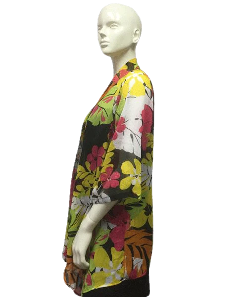 Load image into Gallery viewer, Slinky Brand 90&amp;quot;s Colorful Top Size L SKU 000081
