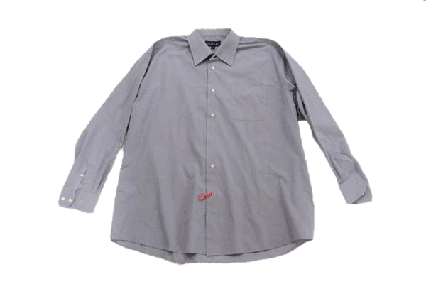 bergamo dress shirts Men's BERGAMO New York Black Long Sleeve Dress Shirt - Size 16-16.5/34-35 NEW