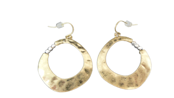Earrings Gold Color Hoops (SKU 004001-9)