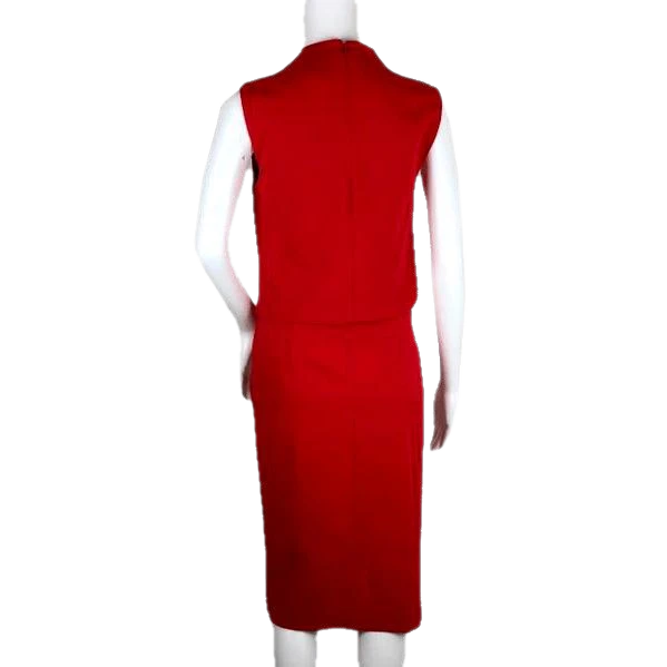 Diane Von Furstenberg Red Dress Size 2 SKU 001000-3
