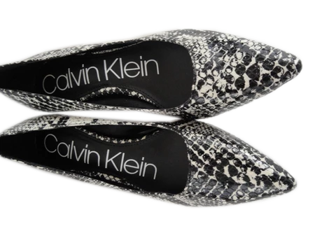Calvin Klein Pumps Snakeskin Print Size 5 1/2 M SKU 000248-11