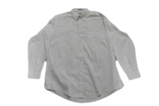 Atlantique 70's Classic White Button Down Dress Shirt Long Sleeve Size 16 ½ , 34 SKU 000166