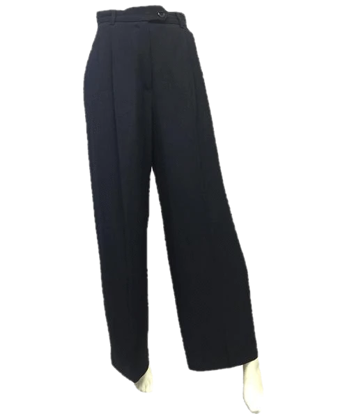 Moschino Cheap and Chic Navy Slacks Size 10 (SKU 000005)